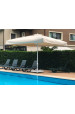 3m x 3m Square Vented Umbrella 60mm