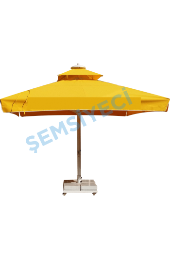 3m x 3m Square Lux Umbrella with Telescopic Mechanism