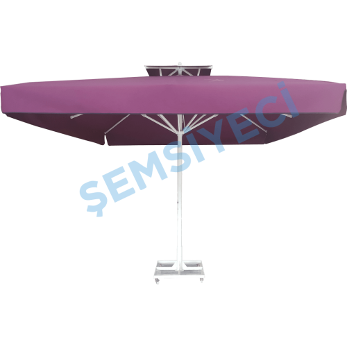 4m x 4m Square Eco Umbrella With Telescopic Mechanism