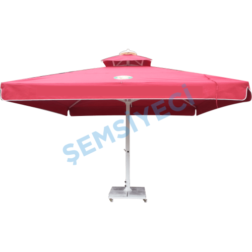 5m x 5m Square Lux Umbrella With Telescopic Mechanism